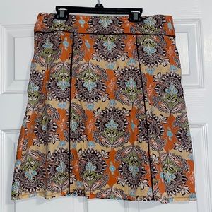 Women’s Multi color pattern skirt. Size 7